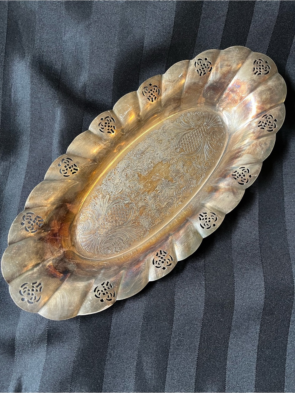 Vintage Silver Plated Tray